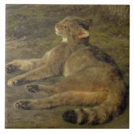 ワイルドキャット(by Rosa Bonheur) タイル