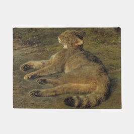 ワイルドキャット(by Rosa Bonheur) ドアマット