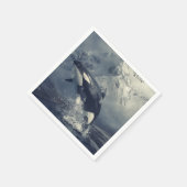 ワイルドキラーホエールジャンプ スタンダードカクテルナプキン (角)