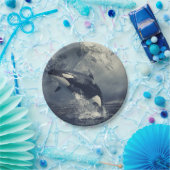 ワイルドキラーホエールジャンプ ペーパープレート (パーティー)