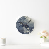 ワイルドキラーホエールジャンプ ラウンド壁時計 (ホーム)