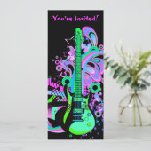 ワイルドギター（ブラック） 招待状 (スタンド正面)