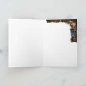 ワイルドクリスマスカードのかわいい電話 シーズンカード (内部)