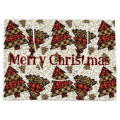 ワイルドクリスマスツリーラッピング紙 ラージペーパーバッグ (正面)