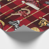 ワイルドクリスマス1 ラッピングペーパー (角)