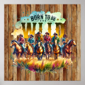 ワイルドクール生まれカウボーイウェスタン ポスター (正面)