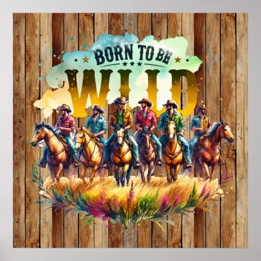ワイルドクール生まれカウボーイウェスタン ポスター (正面)