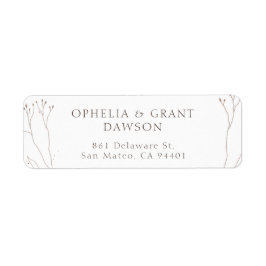 ワイルドグラス30差出人住所ラベル/シート ラベル