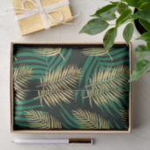 ワイルドグリーンと葉金ゴールド対黒戦 薄葉紙 (ギフト)