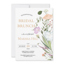ワイルドグリーンの ブライダルシャワー ブランチ  招待状