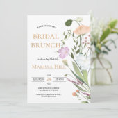 ワイルドグリーンの ブライダルシャワー ブランチ  招待状 (スタンド正面)