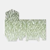 ワイルドグリーンゼブラプリント誕生日 フェイバーボックス (折り畳みなし)