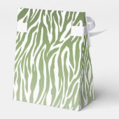ワイルドグリーンゼブラプリント誕生日 フェイバーボックス (裏面サイド)