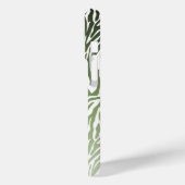 ワイルドグリーンゼブラ印刷 Case-Mate iPhoneケース (裏面 / 左)