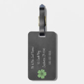 ワイルドグリーンバラシャルボード ラゲッジタグ (裏面縦)