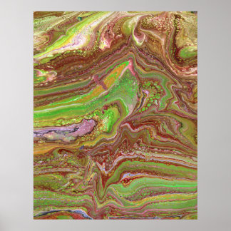 ワイルドグリーン マロン アートプリント ポスター