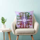 ワイルドグレープカークイグリーンレトロ クッション (椅子)