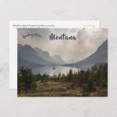 ワイルドグースアイランドビューポイントモンタナ ポストカード (正面/裏面)