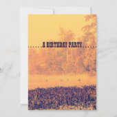 ワイルドゲーズオンフォギーレイクバースデーパーティー 招待状 (裏面)