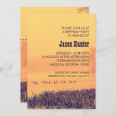 ワイルドゲーズオンフォギーレイクバースデーパーティー 招待状 (正面/裏面)
