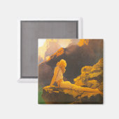 「ワイルドゲーゼ」、マックスフィールド・パリシュ著 マグネット (正面/裏面)