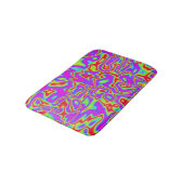 ワイルドサイケデリック液体カラー バスマット (アングル)