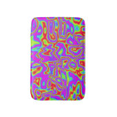 ワイルドサイケデリック液体カラー バスマット (正面縦)