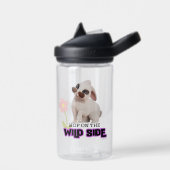 ワイルドサイドに飛ぶ ウォーターボトル (左面)