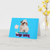 ワイルドサイドに飛ぶ カード (黄色い花)