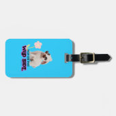 ワイルドサイドに飛ぶ ラゲッジタグ (正面横)