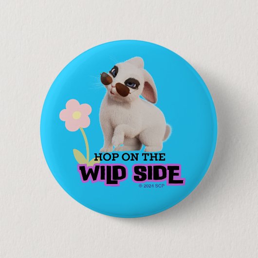 ワイルドサイドに飛ぶ 缶バッジ (正面)