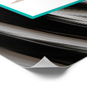 ワイルドサイドを歩く – 女性のカーボーイブーツゼブラアート ポスター (角)