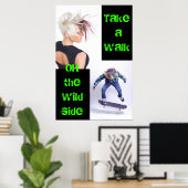 ワイルドサイドポスターを散歩する ポスター (ホームオフィス)