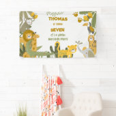 ワイルドサファリの子供の誕生日 横断幕 (インサイチュ)