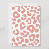 ワイルドサファリの2匹の動物の2歳の誕生日 招待状 (裏面)