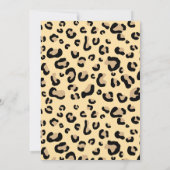 ワイルドサファリアドベンチャーが赤ちゃんシャワーを待つ 招待状 (裏面)