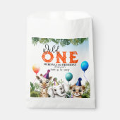 ワイルドサファリアニマルズバースデーパーティー フェイバーバッグ (正面)