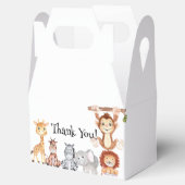 ワイルドサファリアニマルバースデーパーティーお願いボックス フェイバーボックス (オープン)