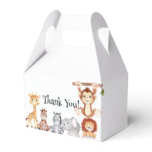 ワイルドサファリアニマルバースデーパーティーお願いボックス