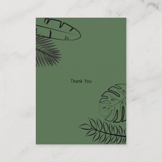 ワイルドサファリキリンさびレッドブックスベビー エンクロージャーカード (裏面)