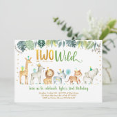 ワイルドサファリジャングルバースデー 招待状 (スタンド正面)