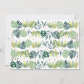 ワイルドサファリジャングルバースデー 招待状 (裏面)