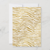 ワイルドサファリジャングル誕生日サンキューカード 招待状 (裏面)