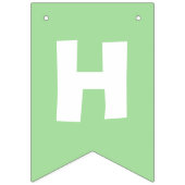 ワイルドサファリジャングル |ハッピーバースデー女の子 バンティングフラッグ (第2の旗)