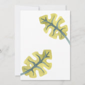 ワイルドサファリズー誕生日招待状 招待状 (裏面)