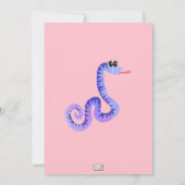 ワイルドサファリバースデーパーティー 招待状 (裏面)