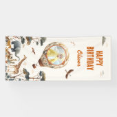 ワイルドサファリホットエアバルーン写真 横断幕 (横)