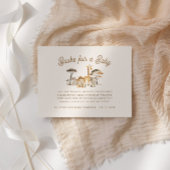 ワイルドサファリ動物のベビー エンクロージャーカード