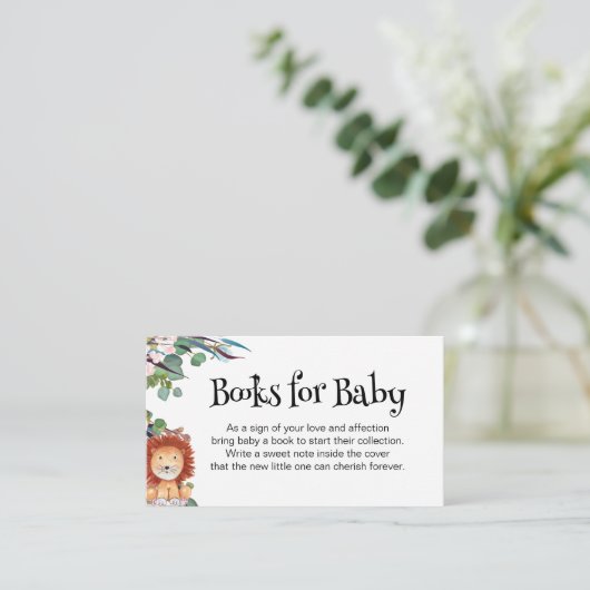 ワイルドサファリ動物の本ベビーカード エンクロージャーカード (スタンド正面)