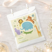 ワイルドサファリ子供の誕生日 フェイバーバッグ (クリップ留めされた状態)